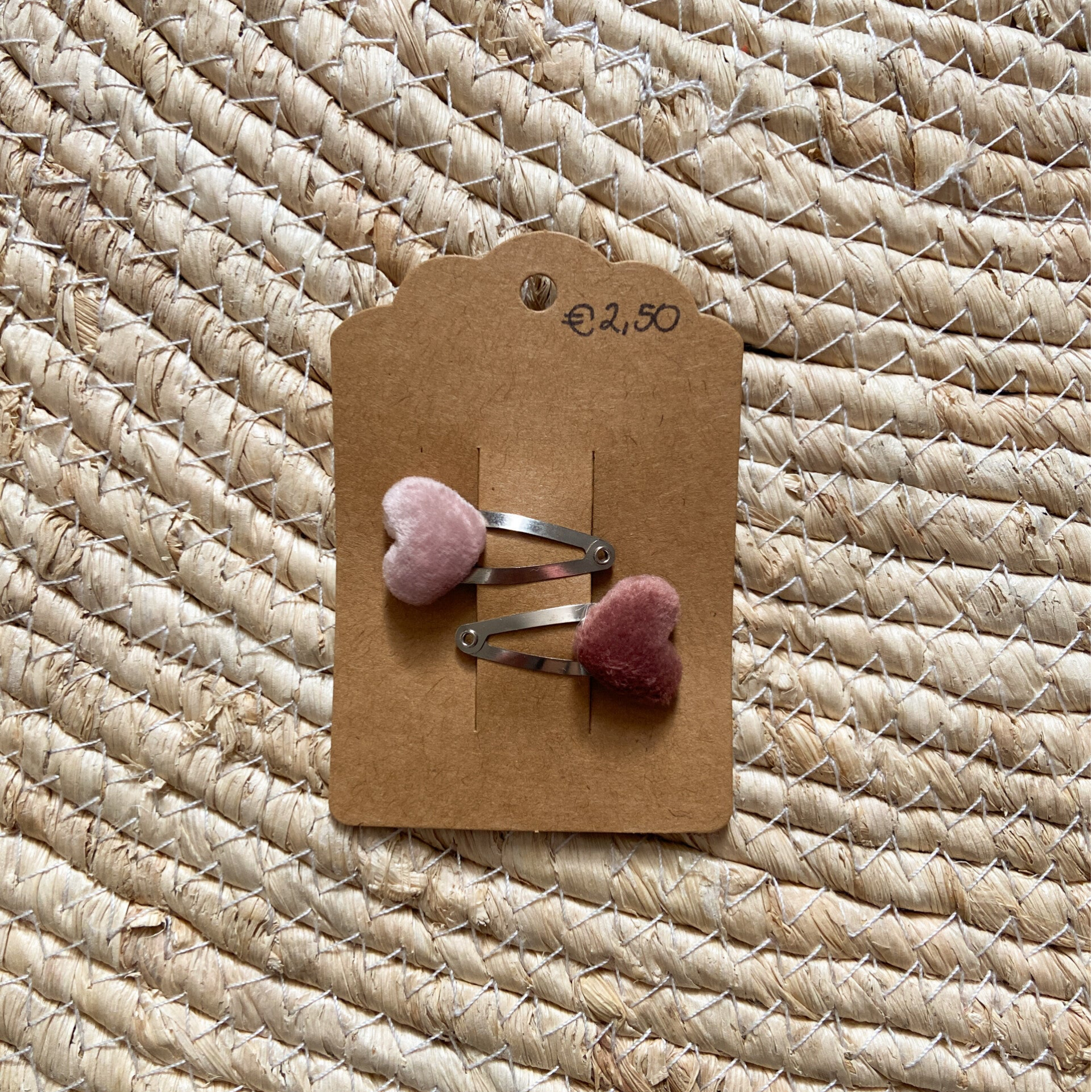 Haarknipjes mini hartjes
