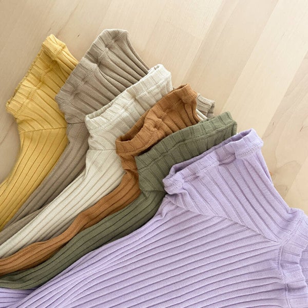 T-shirt brede rib