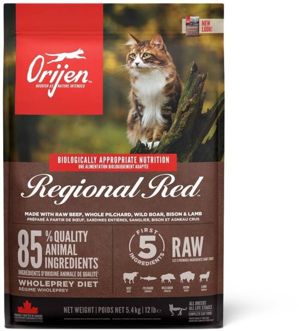 Orijen cat whole prey regional red