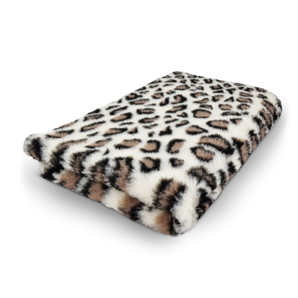 Vetbed luipaard bruin&creme