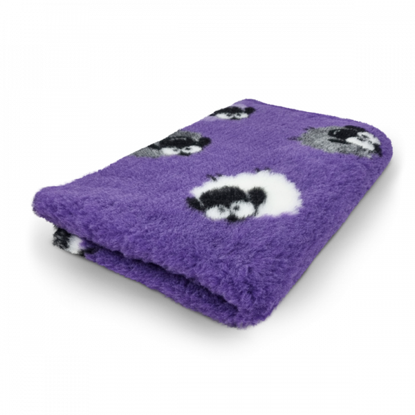 Vetbed schaap paars