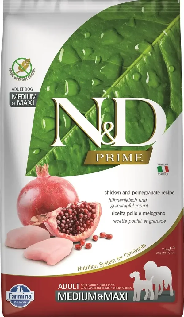 N&D prime kip&granaatappel adult