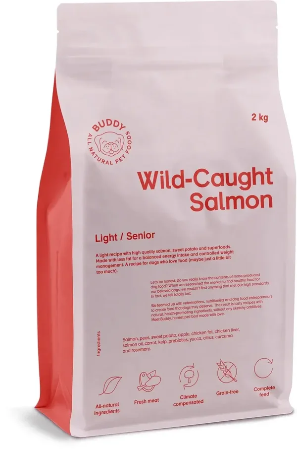 Buddy wild caught salmon