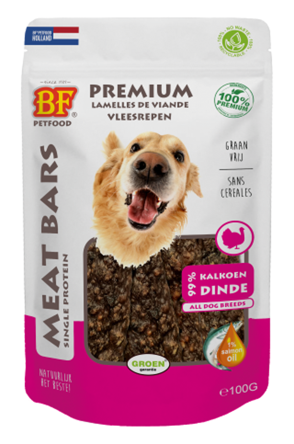 Biofood meat bars kalkoen