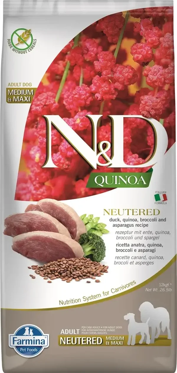 N&D quinoa neutered eend adult