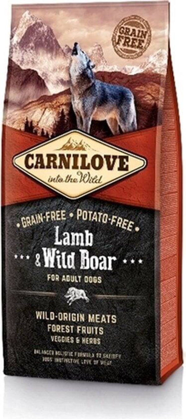 Carnilove lam&wild zwijn adult
