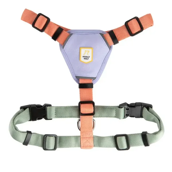 Color block salmon pink harnas