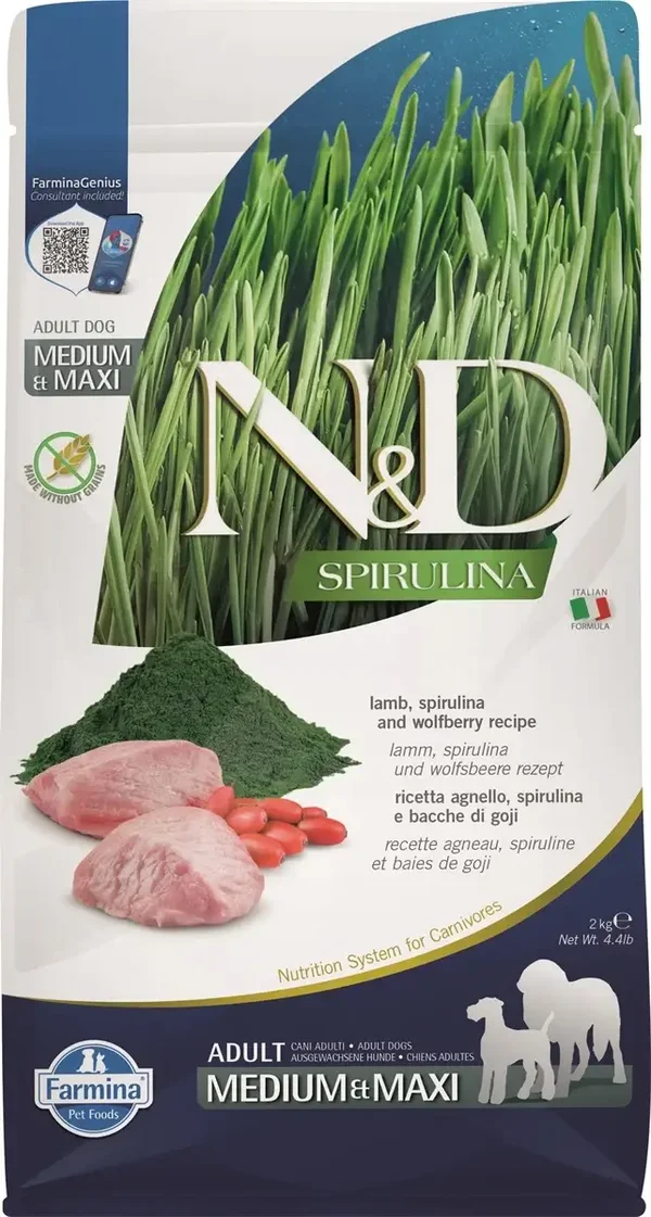 N&D spirulina, lam&gojibes adult