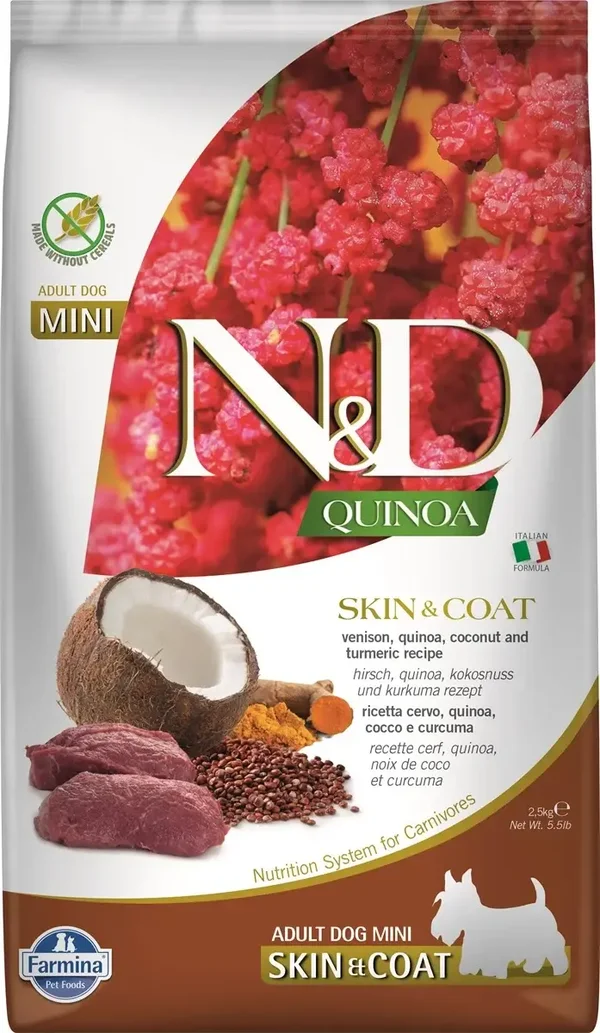 N&D quinoa skin&coat hert