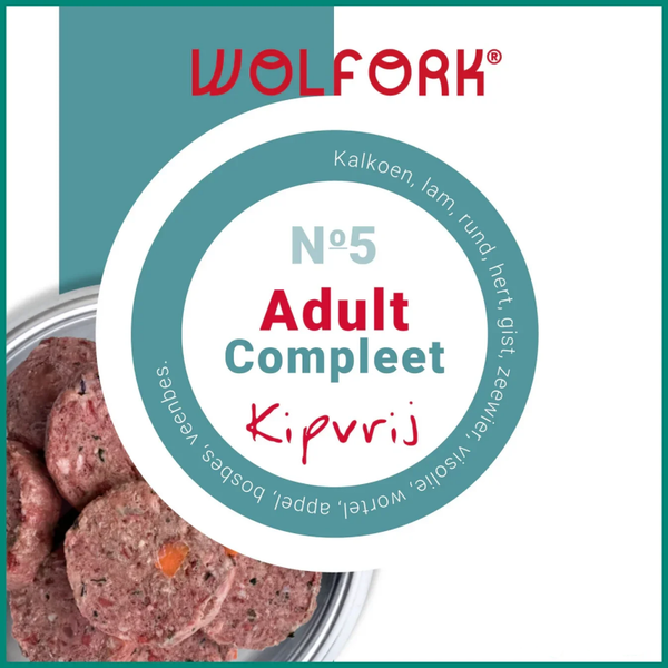 Wolfork nr5 adult compleet kipvrij