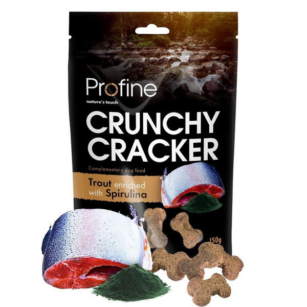 Profine crunchy cracker forel&spirulina