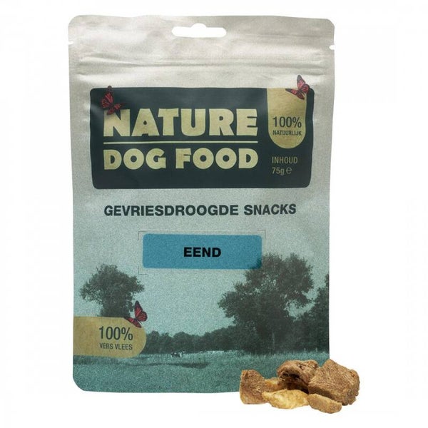 Nature dogfood gevriesdroogde snacks eend