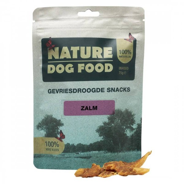 Nature dogfood gevriesdroogde snack zalm