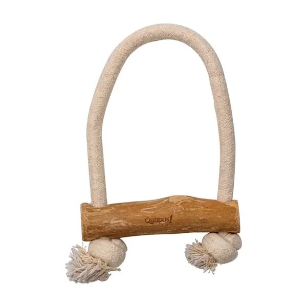 Quapas! Koffiehout met touw - pull (trekspeeltje)