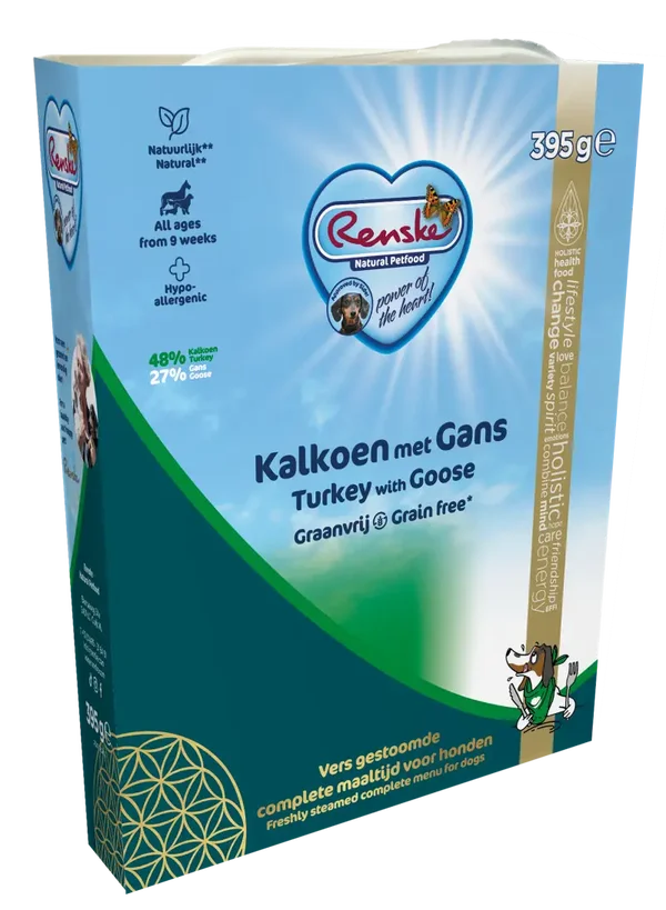 Renske vers gestoomd kalkoen&gans graanvrij