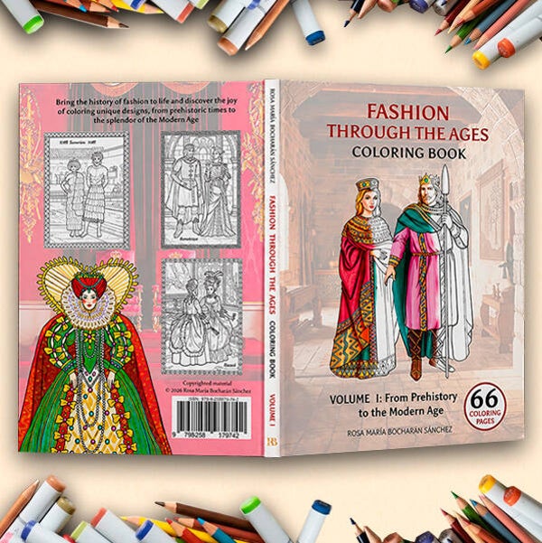Fashion Through the Ages: COLORING BOOK – VOLUME I