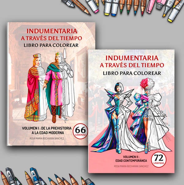 PACK - Volúmenes I y II - Libros para colorear