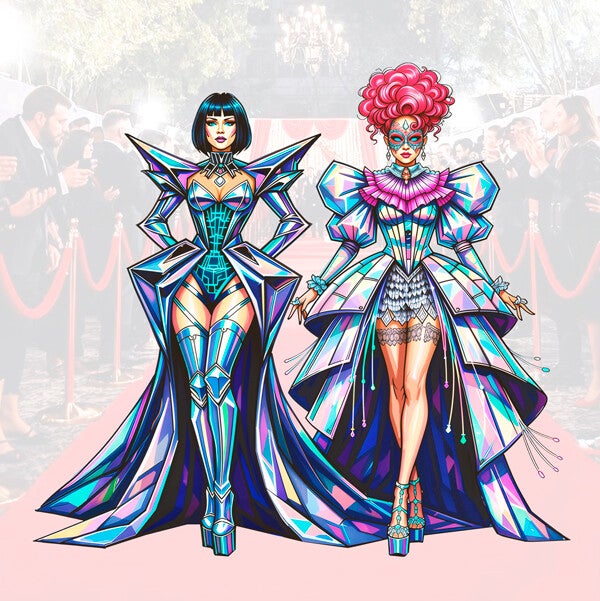 ilustración de moda Rosa María Bocharán
