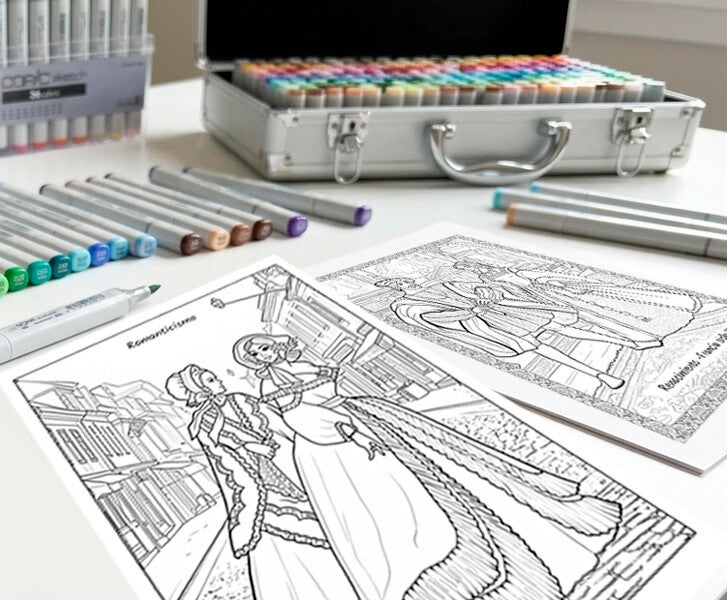 Moda Histórica para colorear