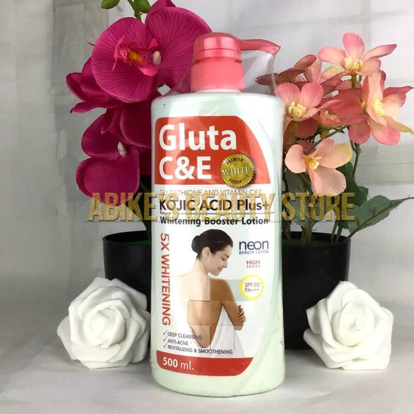 Gluta C & E Face and Body Lotion. Whitening Formula