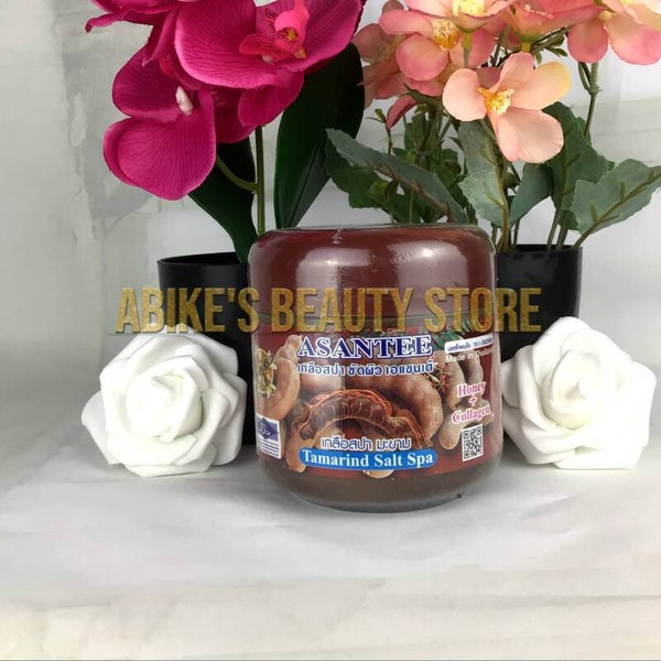 ASANTEE TAMARIND WITH HONEY + COLLAGEN ACTIVE WHITENING SPA SALT SCRUB 700ML