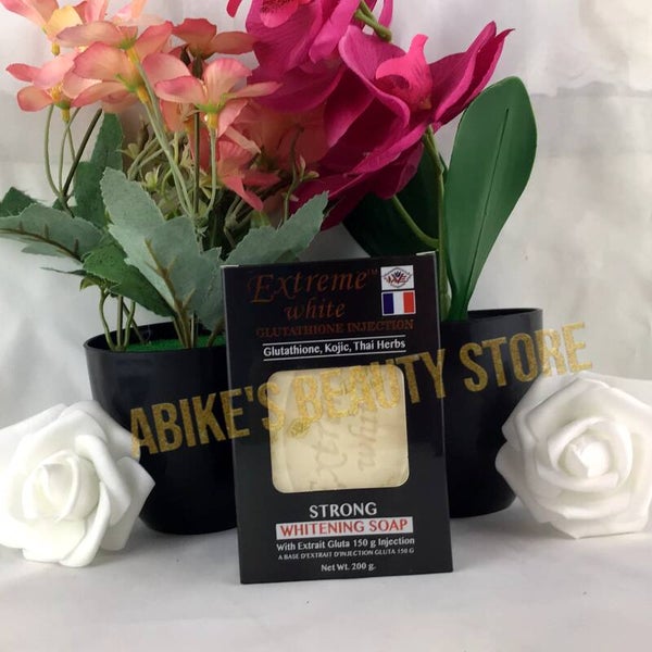 Extreme White Glutathione Intense Whitening Soap 200g Black Colour