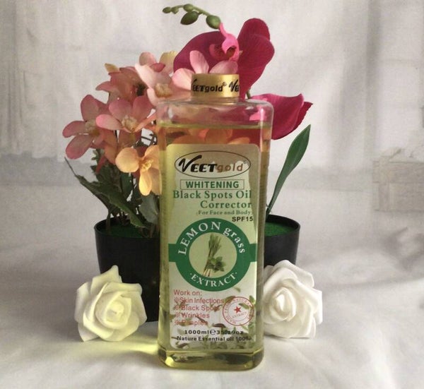 Veet gold Black spots oil corrector Lemon grass
