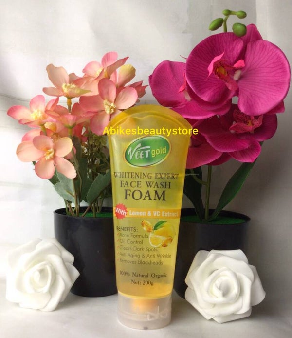 Veetgold whitening expert face wash lemon extract