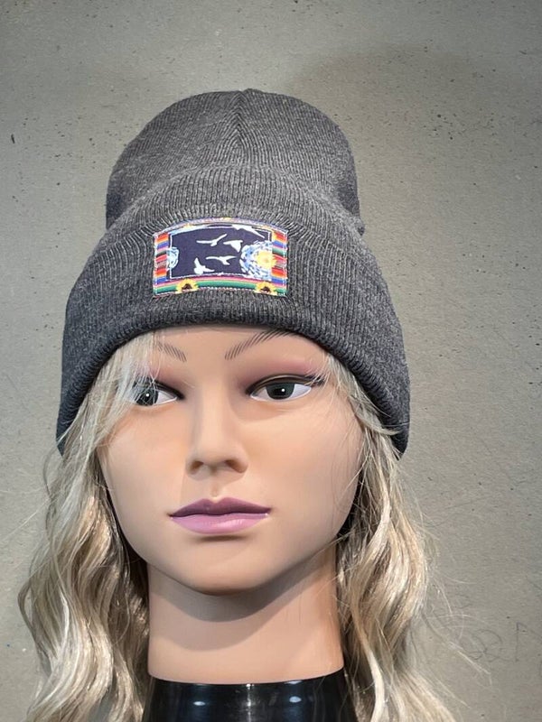 Beanie - grey - front & back