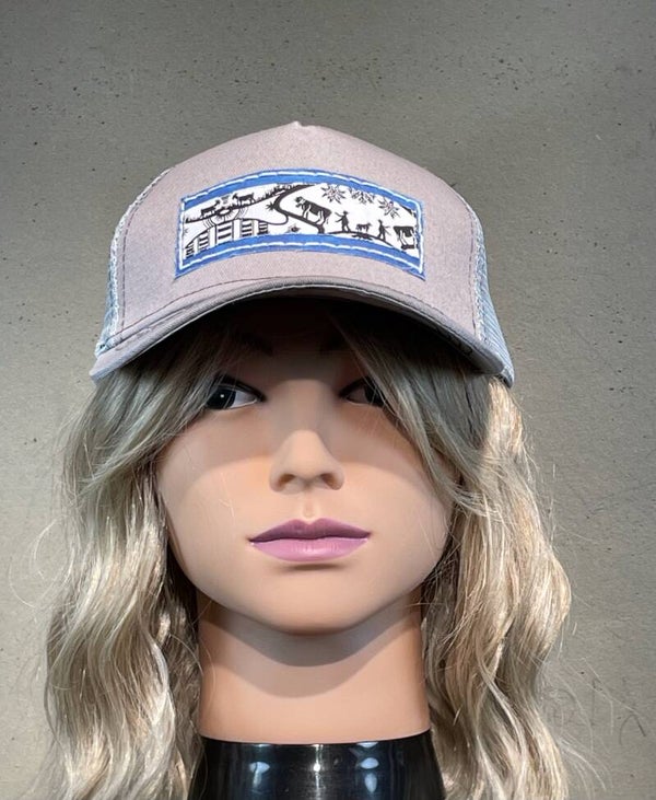 Cap - grey / light blue