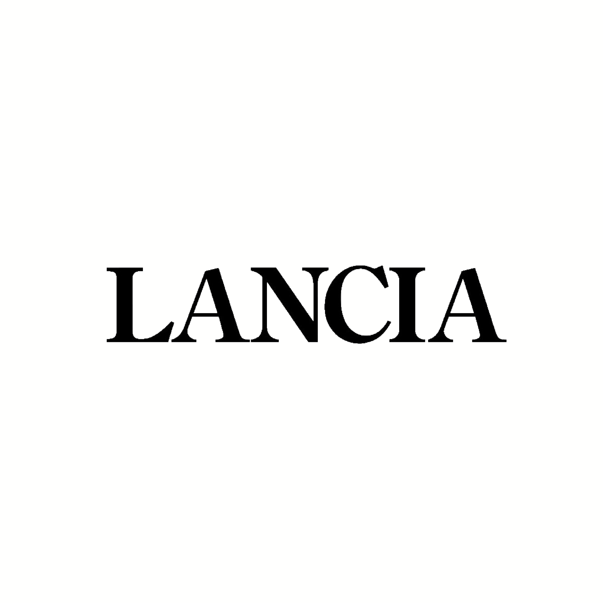 Lancia Schriftzug