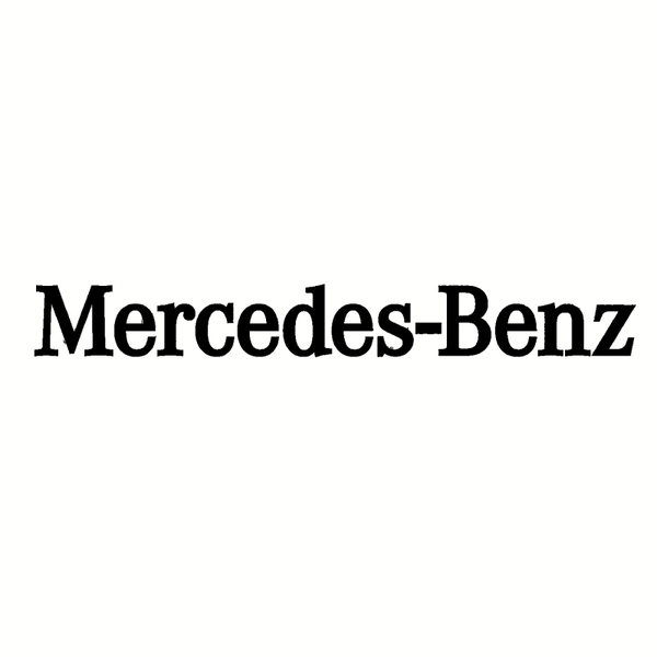 Mercedes Benz Schriftzug