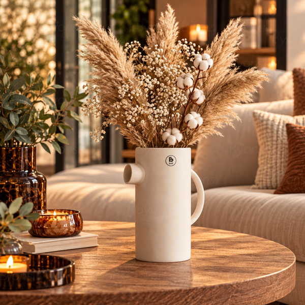 Boi! Wow Living keramische designvaas – crème