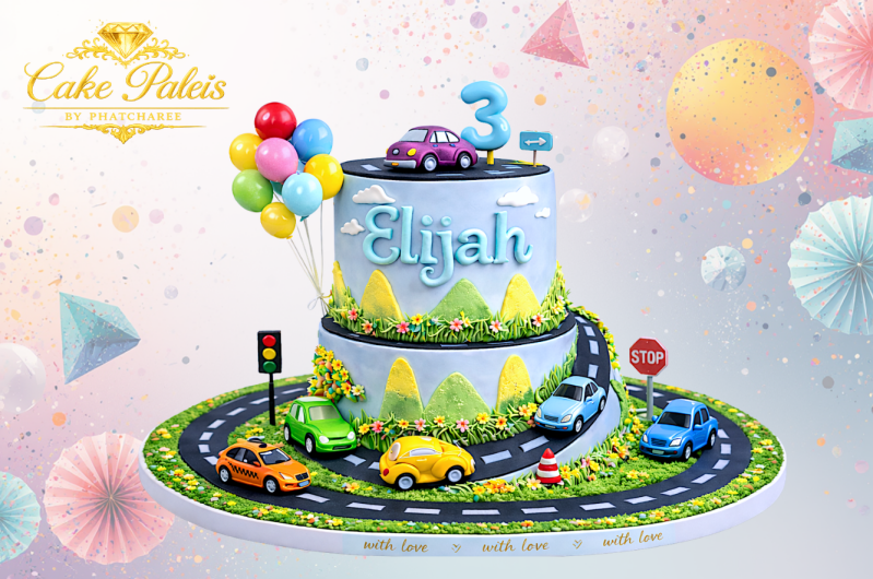 Auto Taart Herfst Thema 2 : Cake Paleis.nl
