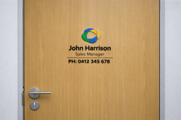 3D Door Signs - Coloured Cast Acrylic