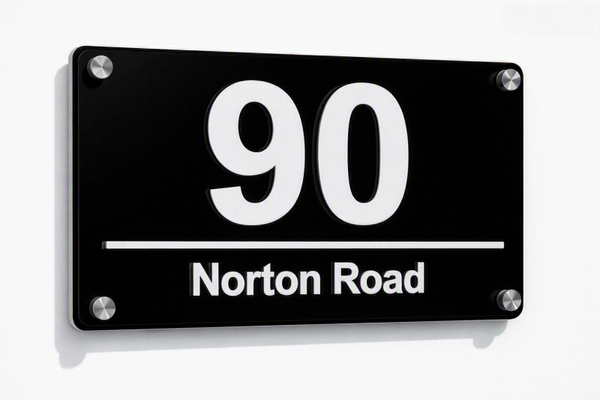 CUSTOM ORDER  ACRYLIC HOUSE SIGN PLAQUE