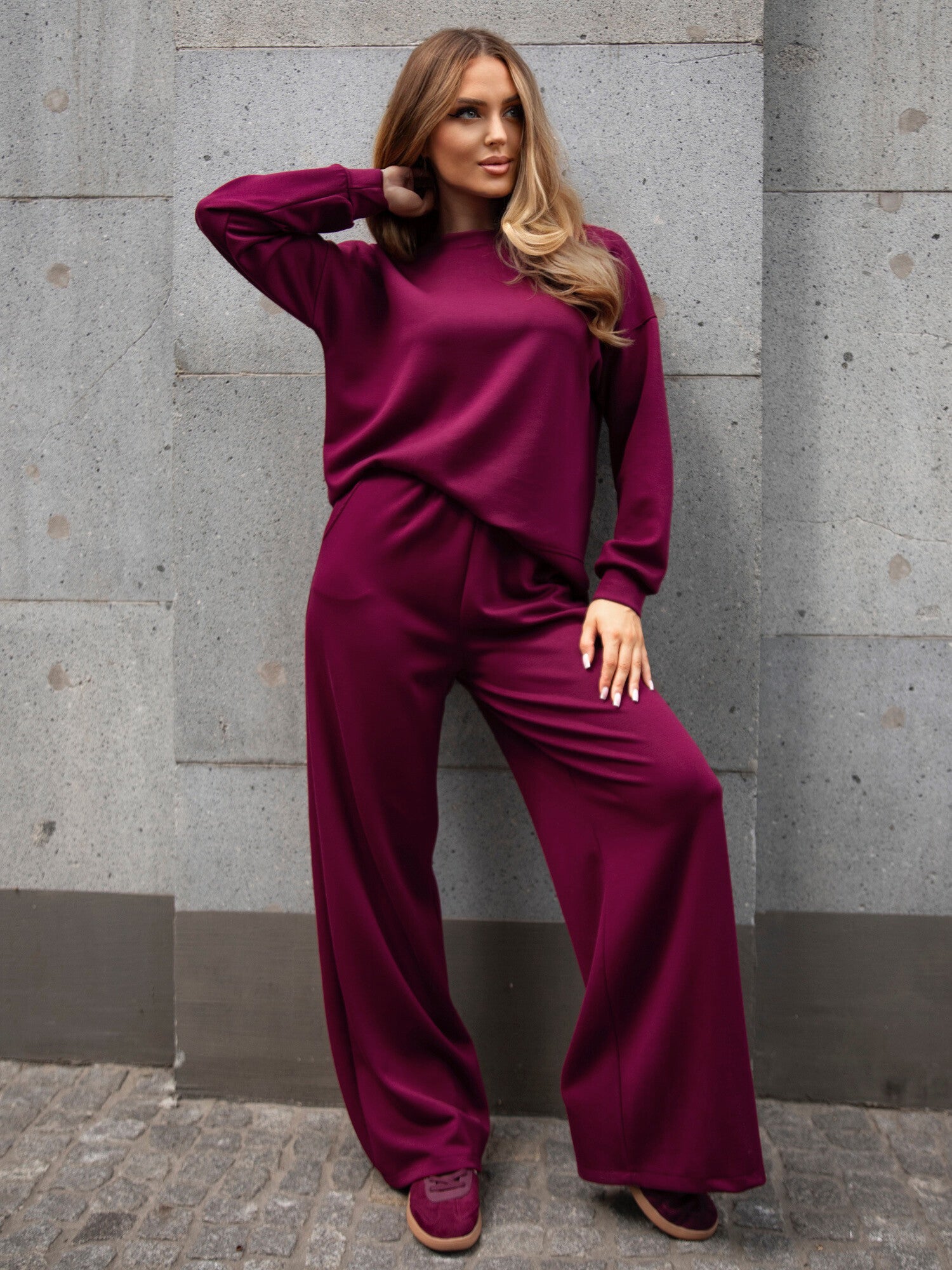 Komplet masełko Classic (bordo)