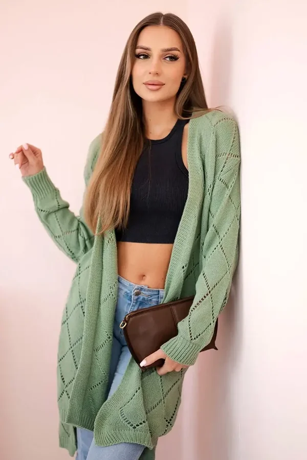 Sweter z geometrycznym wzorem