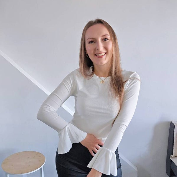 Bluzka dzwoneczek biała