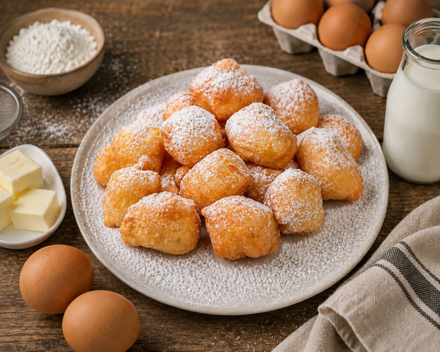 Chaque lundi et vendredi Beignets Nature