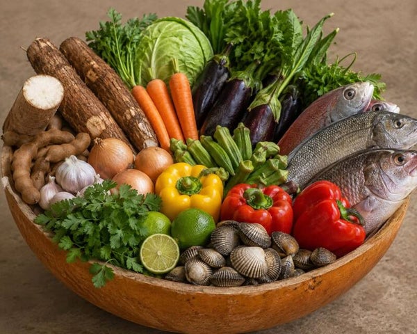 PANIER Yassa poulet ou poisson 4 PERSONE