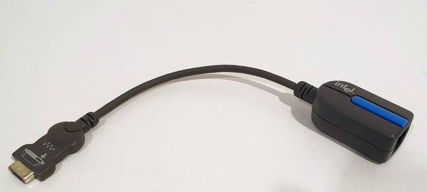 Ethernet Dongle Cable - Intel 10/100 Base-TX (713906-001, MBCBL04, E178682)