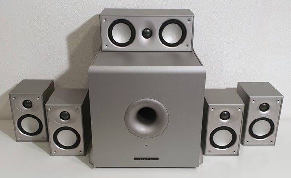 Compleet surround set Mordaunt-Short (80W) met actieve subwoofer *Top geluid*