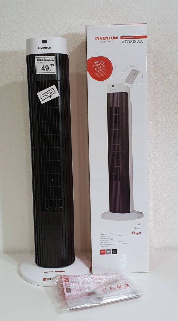 Torenventilator - Inventum VTO812WA met afstandsbediening