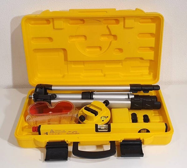 Laserwaterpas met statief Wisvo (afstand max. 30 meter)