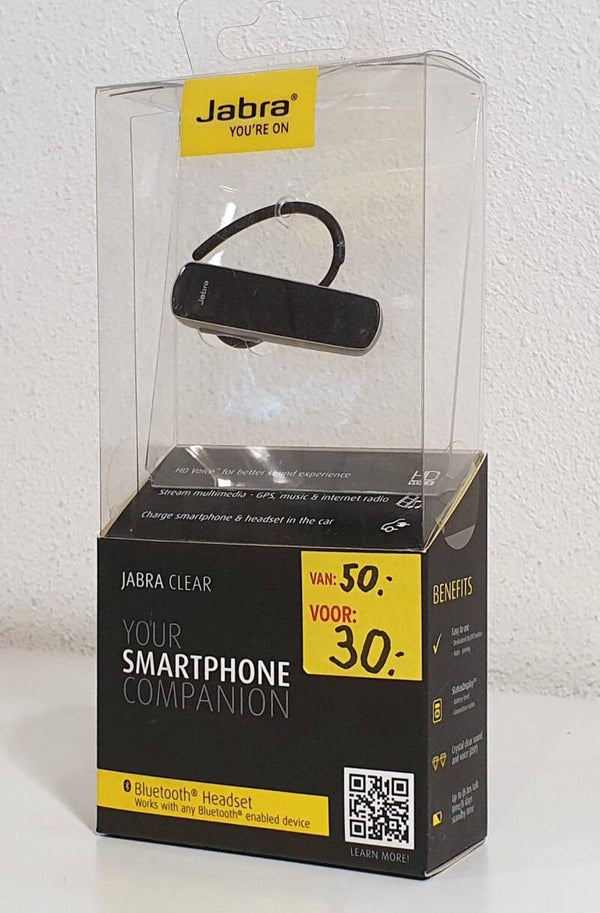 Jabra Clear Bluetooth mono headsets (handsfree)