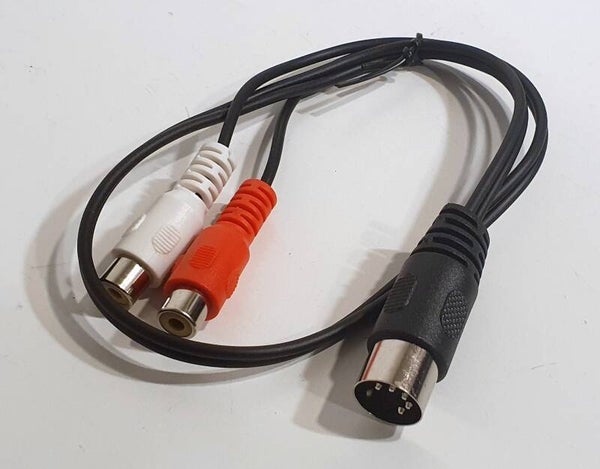 DIN (5 pin) naar Tulp kabel