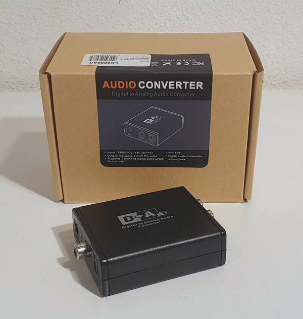 Omvormer van optisch of coaxiaal digitaal naar analoog audio - Allteq LK3088AK