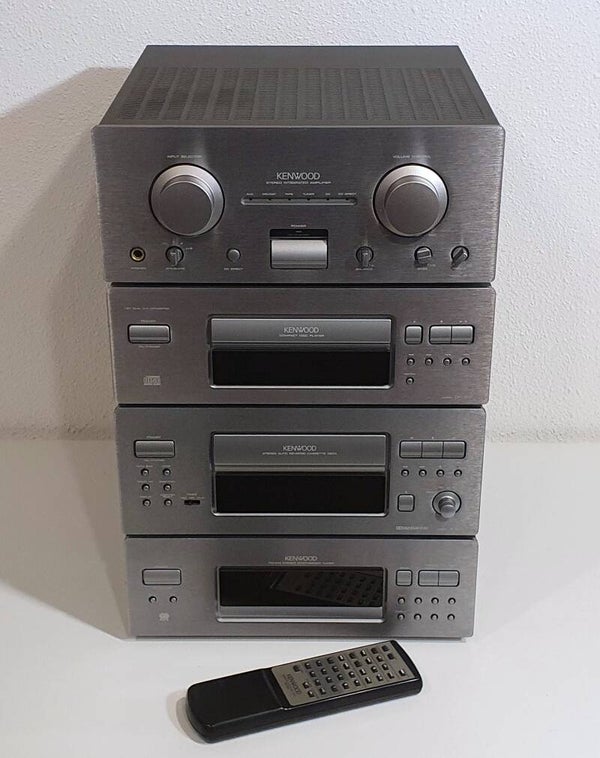 Stereo HiFi set Kenwood HD-600 met CD, Tuner & Cassette