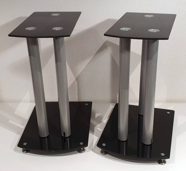 Luidsprekerstandaards - Aluminium & Glas